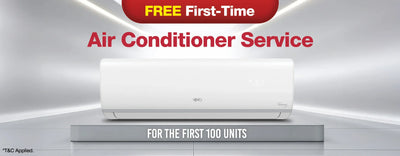 Exclusive Offer: FREE Air Conditioner Service for the First 100 Buyers!